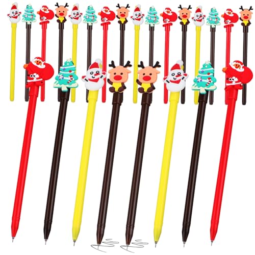 Artibetter 24 Stück Teiliges Weihnachts-kugelschreiber Niedlichen Cartoon-motiven Sanft Schreibende Unterschriften-stifte für Schüler und Büro Vielseitige Schreibwerkzeuge als Artibetter 24 Stück Teiliges Weihnachts-kugelschreiber Niedlichen Cartoon-motiven Sanft Schreibende Unterschriften-stifte für Schüler und Büro Vielseitige Schreibwerkzeuge als von Artibetter