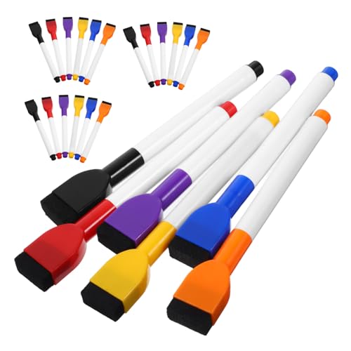 Artibetter 24 Stück Trockenlöschmarker Radiergummi Whiteboard Trockenlöschmarker Whiteboard Marker Zum Löschen Von Kindermarker Malen Artibetter 24 Stück Trockenlöschmarker Radiergummi Whiteboard Trockenlöschmarker Whiteboard Marker Zum Löschen Von Kindermarker Malen von Artibetter