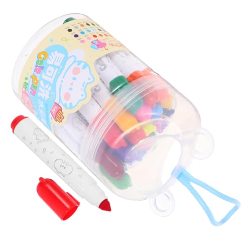 Artibetter 24-Teiliges Set Schulmaterial abwaschbare Marker für kindermarker zum ausmalen Markierungen für Farbmarks Marker für Scrapbooking Markierungen für die Schule Plastik von Artibetter