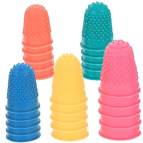 Artibetter 25 Stück Rutschfeste Fingerlinge aus Elastische Fingerschutz Kappen für Sicheren Halt für Handwerk Gartenarbeit und Zufällige Farbe Zufällige Farbe Artibetter 25 Stück Rutschfeste Fingerlinge aus Elastische Fingerschutz Kappen für Sicheren Halt für Handwerk Gartenarbeit und Zufällige Farbe Zufällige Farbe von Artibetter