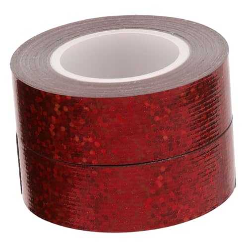 Artibetter 2Rollen Farbiges Klebeband Einseitiges Selbstklebendes Paketband für Teppich Dekoration und Verpackung Hochfest Langlebig und Einfach zu Handhaben von Artibetter