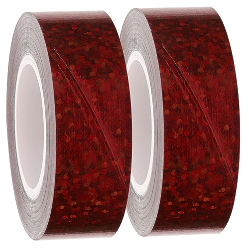 Artibetter 2Rollen Holographisches Klebeband Selbstklebend für Büro und DIY Haftend für Flexible Oberflächen Hochwertiges Band für Vielseitige von Artibetter