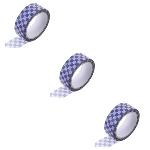 Artibetter 3 Rollen Scrapbooking-klebeband Retro Gemustertes Band Dekoratives Klebeband Zum Basteln Streifen Dekoration Kunsthandwerk Bunt Selbst Geschenkverpackungsband Flüsterpapier von Artibetter