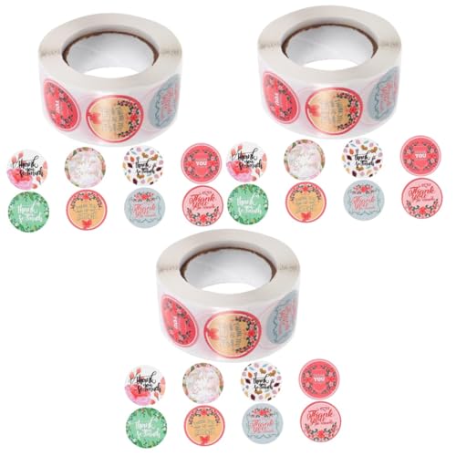 Artibetter 3 Rollen Selbstklebender Siegelaufkleber Groß Du Brief Dankbarkeitsaufkleber Etiketten Aufkleber Klebrig Dankesaufkleber Vinyl Name Aufkleber Für Neon Kuchen Kupferplattenaufkleber Artibetter 3 Rollen Selbstklebender Siegelaufkleber Groß Du Brief Dankbarkeitsaufkleber Etiketten Aufkleber Klebrig Dankesaufkleber Vinyl Name Aufkleber Für Neon Kuchen Kupferplattenaufkleber von Artibetter