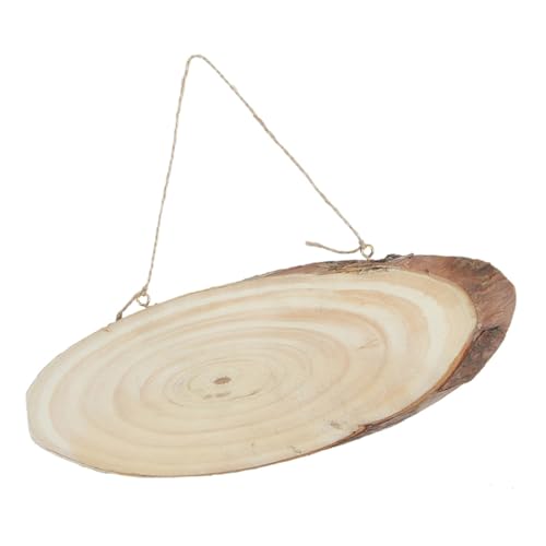 Artibetter 3 STÜCKE Ovales Teiliges DIY Holzanhänger aus Natürlichem Kiefernholz mit Rinde ca Rustikale Holzscheiben zum Basteln Bemalen und Hochzeitsdekorationen Artibetter 3 STÜCKE Ovales Teiliges DIY Holzanhänger aus Natürlichem Kiefernholz mit Rinde ca Rustikale Holzscheiben zum Basteln Bemalen und Hochzeitsdekorationen von Artibetter