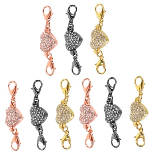 Artibetter 3 Sätze Diy Schmuckverbinder Herz Halskette Charme Magnetverschlüsse Anhänger Zur Schmuckherstellung Schmuckzubehör Schließe Reize Ohrring-anhänger Link-charms Metall 3 Stücke * 3 Artibetter 3 Sätze Diy Schmuckverbinder Herz Halskette Charme Magnetverschlüsse Anhänger Zur Schmuckherstellung Schmuckzubehör Schließe Reize Ohrring-anhänger Link-charms Metall 3 Stücke * 3 von Artibetter
