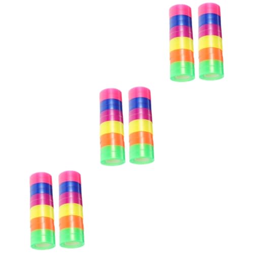 Artibetter 3 Sätze Farbe Transparentes Klebeband Transparentes Büroklebeband Schreibwaren Klebrig Wickelbänder Dichtungsbänder Dichtungsband Vinylband Klar Band Masse Bopp 24 Rollen * 3 von Artibetter