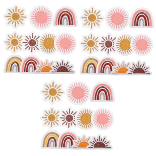 Artibetter 3 Sätze Gestickter Stoffaufnäher Groß Patch Sonne Nähen Stickerei Stoffflicken Für Kleidung Aufnäher Für Kleidung Bestickt Dekorativ Flecken Produkt Polyester 16 Stück * 3 Artibetter 3 Sätze Gestickter Stoffaufnäher Groß Patch Sonne Nähen Stickerei Stoffflicken Für Kleidung Aufnäher Für Kleidung Bestickt Dekorativ Flecken Produkt Polyester 16 Stück * 3 von Artibetter