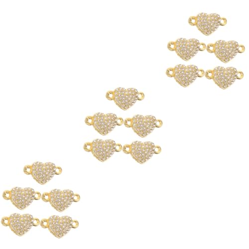 Artibetter 3 Sätze Herzförmige Armbandschnalle Reiz Für Verschlüsse Stecker Schlüssel Schließe Schmuck Halskette Schnalle Magnetischer Diy-verschluss Legierung Golden 5 Stücke * 3 Artibetter 3 Sätze Herzförmige Armbandschnalle Reiz Für Verschlüsse Stecker Schlüssel Schließe Schmuck Halskette Schnalle Magnetischer Diy-verschluss Legierung Golden 5 Stücke * 3 von Artibetter