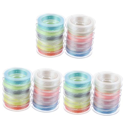 Artibetter 3 Sätze Leuchtendes Stickgarn Stickfaden Nähen Stickerei Naehstiche Faden Für Nähmaschine Stickgarn Für Kleidung Praktisches Nähgarn Diy-nähgarn Nähzubehör Polyester 12 Rollen * 3 von Artibetter