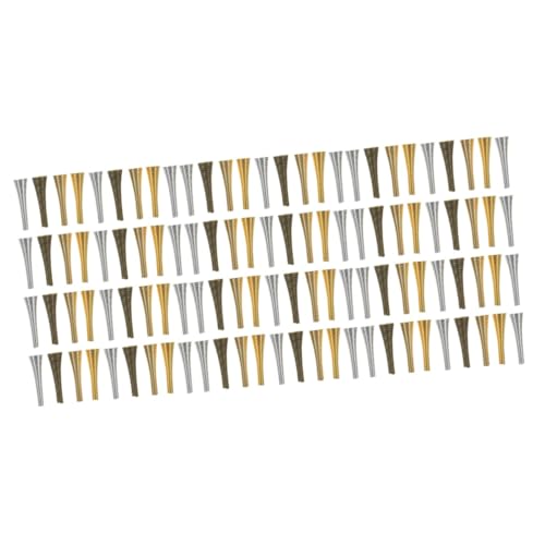 Artibetter 3 Sätze Perlenkappen Schmuckwerkzeuge Beads for Jewellery Schmuckbasteln Schmuck Basteln Schmuckzubehör Bausatz Tonperlen Perlenfunde Endkappen Aus Metallperlen 36 Stück * 3 von Artibetter