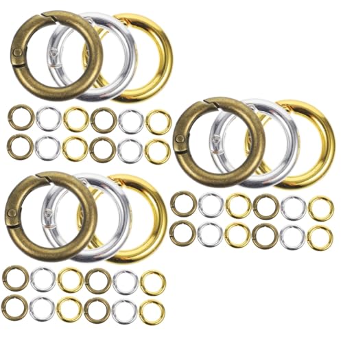 Artibetter 3 Sätze Runder Federring Paket Päckchen Karabinerverschluss Schlüsselbund Schlüssel Ringe Bunte Federringe Sprungringe Schlüsselringe Farbige Runde Ringe Legierung 15 Stücke * 3 Artibetter 3 Sätze Runder Federring Paket Päckchen Karabinerverschluss Schlüsselbund Schlüssel Ringe Bunte Federringe Sprungringe Schlüsselringe Farbige Runde Ringe Legierung 15 Stücke * 3 von Artibetter