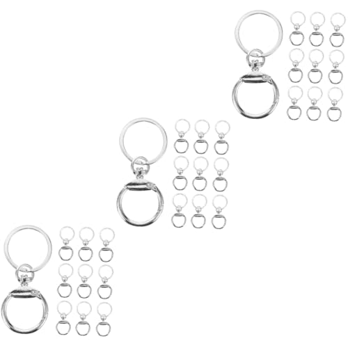 Artibetter 3 Sätze Schlüsselbund Gold Schlüsselringe Clip Bastelzeug Bastelbedarf Schlüsselanhängerhaken Aus Metall Schlüsselanhänger Accessoires Für Männer Zinklegierung Silver 10 Stück * 3 von Artibetter