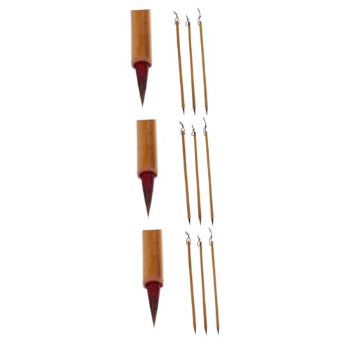 Artibetter 3 Sätze Schreibpinsel Für Kleinbuchstaben Kalligraphie Pinsel Stiftpinsel Kleine Zeichenpinsel Chinesischer Schreibpinsel Bambusstift Bambusstange 3 Stück * 3 Artibetter 3 Sätze Schreibpinsel Für Kleinbuchstaben Kalligraphie Pinsel Stiftpinsel Kleine Zeichenpinsel Chinesischer Schreibpinsel Bambusstift Bambusstange 3 Stück * 3 von Artibetter