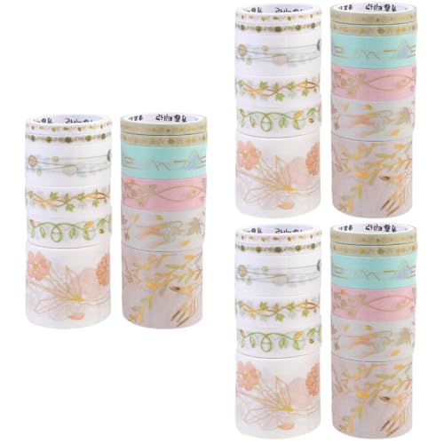 Artibetter 3 Sätze Teiliges Washi Tape Vintage Aufkleber Für Diy Tagebuch Scrapbooking Und Kreative Projekte Hochwertiges Klebeband Washi Papier Für Dekoration Und Organisation 12 Stück * 3 von Artibetter