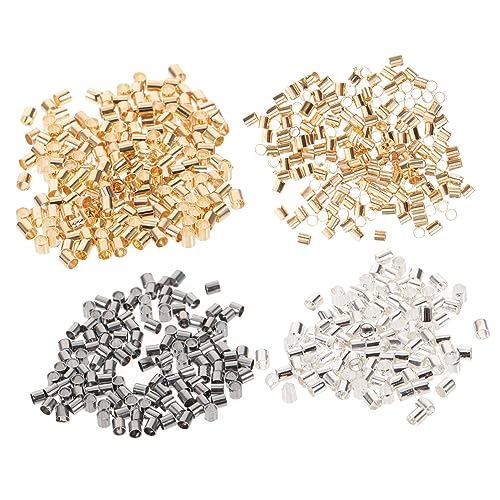 Artibetter 3 Sätze Umweltfreundliches Armbandzubehör Charme Schmuckperlen Zur Herstellung Von Schmuck Famaliguy Bastelbedarf Quetschperlen Handwerkliche Herstellung Von Perlen 1000 Stück * 3 von Artibetter