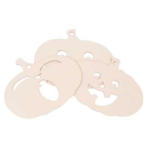 Artibetter 3 Stk. Teiliges Halloween Holz Deko Kürbisform Naturfarbene Unbemalte Holzplatten für DIY Malerei Leicht Robust und Detailreich für Kreative Bastelideen im Herbst Artibetter 3 Stk. Teiliges Halloween Holz Deko Kürbisform Naturfarbene Unbemalte Holzplatten für DIY Malerei Leicht Robust und Detailreich für Kreative Bastelideen im Herbst von Artibetter