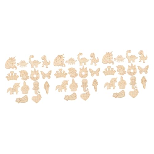 Artibetter 3 Stück 1 Taschen Bastelmaterial Leer Holzscheiben Holzornamente Diy Liefert Holzhandwerk Unvollendet Unfertige Holzspäne Diy Unfertige Holzscheibe Holzspäne Für Diy Hölzern Beige von Artibetter