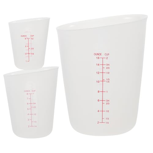 Artibetter 3 Stück Messbecher Messung Tassenmaße Schüsseln mit Party DIY-Messzubehör Werkzeugsatz für Mischbecher DIY-Material Messwerkzeug für Epoxidharz handwerk werkzeug Kieselgel Weiß Artibetter 3 Stück Messbecher Messung Tassenmaße Schüsseln mit Party DIY-Messzubehör Werkzeugsatz für Mischbecher DIY-Material Messwerkzeug für Epoxidharz handwerk werkzeug Kieselgel Weiß von Artibetter