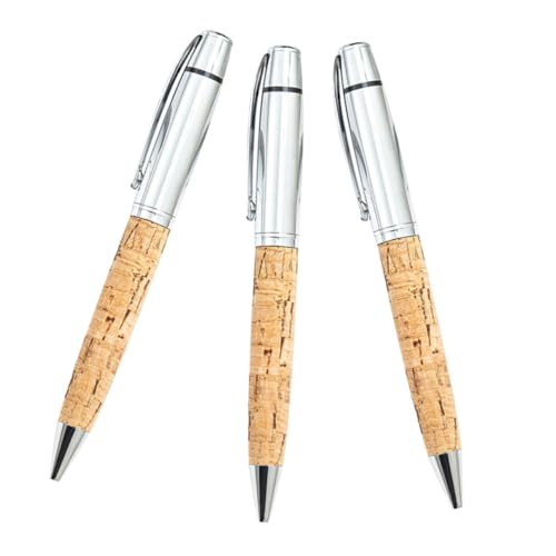 Artibetter 3 Stück Simulierter Holzstift Kugelschreiber Hausbedarf Schreibstift drücken Schreibstift für den täglichen Gebrauch Ergonomischer Pressstift Metall Artibetter 3 Stück Simulierter Holzstift Kugelschreiber Hausbedarf Schreibstift drücken Schreibstift für den täglichen Gebrauch Ergonomischer Pressstift Metall von Artibetter