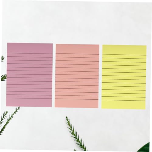Artibetter 3 Stück Teiliges Memo notizbuch Fluoreszierend Rot Gelb Praktischer Zettelblock für Effiziente Planung Studium Büro und Schule pro Block Glattes Schreibpapier Artibetter 3 Stück Teiliges Memo notizbuch Fluoreszierend Rot Gelb Praktischer Zettelblock für Effiziente Planung Studium Büro und Schule pro Block Glattes Schreibpapier von Artibetter