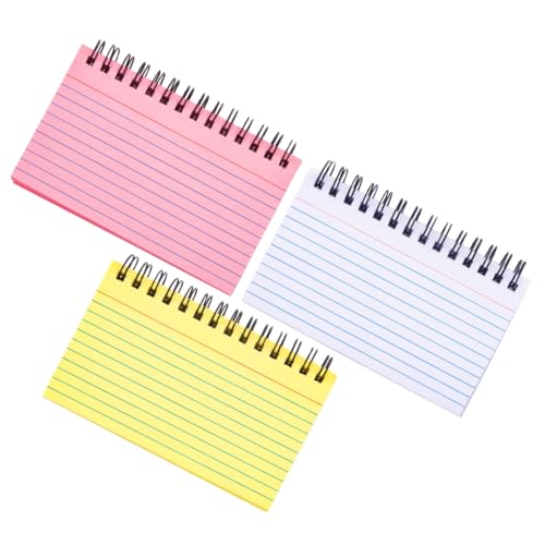 Artibetter 3 Stück Tragbare Notizblöcke Bunte Spiral Notizbücher für Schüler Dicke Notizhefte Büro Zubehör Vielseitig Einsetzbar für Studium und Alltag Artibetter 3 Stück Tragbare Notizblöcke Bunte Spiral Notizbücher für Schüler Dicke Notizhefte Büro Zubehör Vielseitig Einsetzbar für Studium und Alltag von Artibetter
