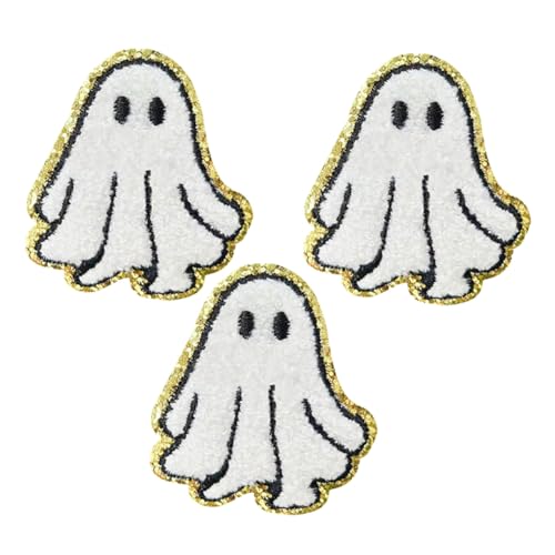Artibetter 3 Stück Weiße Iron Ghost Patches mit Starkem Kleber Beständige Waschbare Stickapplikationen für DIY Kleidung Jeans Taschen und Hüte Strapazierfähige Erhabene Stickerei Artibetter 3 Stück Weiße Iron Ghost Patches mit Starkem Kleber Beständige Waschbare Stickapplikationen für DIY Kleidung Jeans Taschen und Hüte Strapazierfähige Erhabene Stickerei von Artibetter
