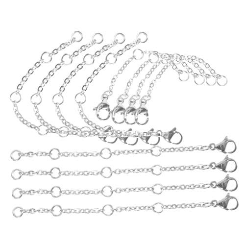 Artibetter 30 Stück Teiliges Edelstahl Schmuckverlängerungsset mit Karabinerverschluss Kettenverlängerung für Armband Halskette Fußkettchen Hypoallergen Rostfrei DIY Schmuckzubehör Artibetter 30 Stück Teiliges Edelstahl Schmuckverlängerungsset mit Karabinerverschluss Kettenverlängerung für Armband Halskette Fußkettchen Hypoallergen Rostfrei DIY Schmuckzubehör von Artibetter