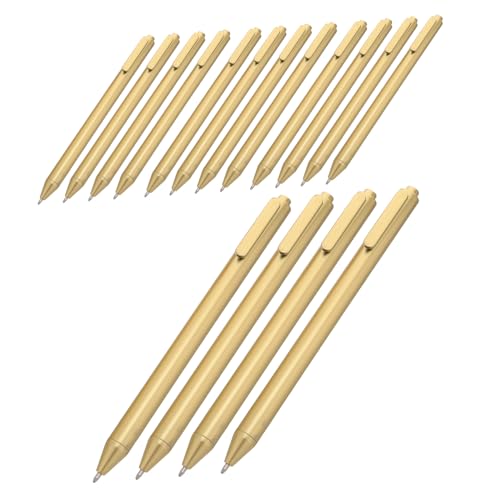 Artibetter 30 Stück Teiliges Goldene Kugelschreiber aus Kunststoff Langlebige Nachfüllbare Business-kugelschreiber mit Schwarzer Tinte Zuverlässige Schreibutensilien für Schule Büro und von Artibetter
