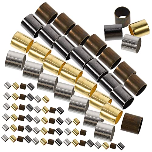 Artibetter 3000 Stück Teiliges Crimpperlen Bunte Schmuckherstellung Spacer Beads DIY Zubehör für Armbänder Halsketten und Schlüsselanhänger von Artibetter