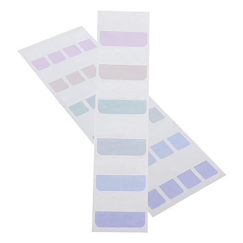 Artibetter 300Stücke Selbstklebende Tabs Farbige Seitenmarkierungen für Büro und Zuhause Organisieren und Hervorheben von Notizen Büchern und Dokumenten von Artibetter