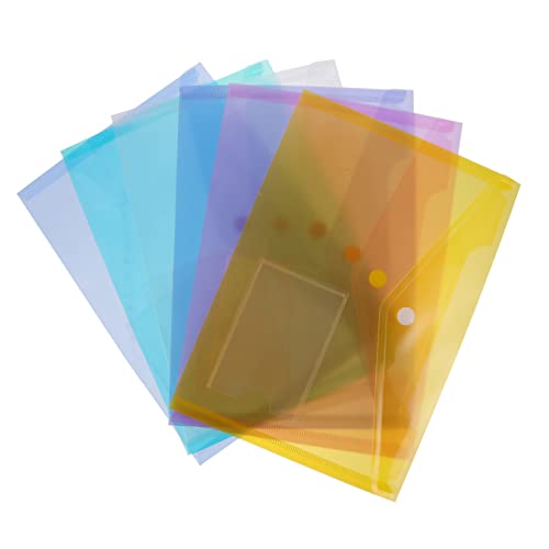 Artibetter 30Stücke Dokumententasche Aktenbeutel mit Druckknopf Wiederverwendbar und für Büroorganisation und für Freunde und Familie von Artibetter