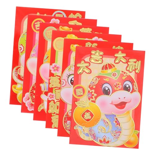 Artibetter 36 Stück Cartoon-Schlangenumschlag frühlingsfest Chinesisches Neujahrsfest Neujahrspräsent Chinesisches Neujahr Geschenkideen kreatives rotes paket papierrote pakete Geldpaket Artibetter 36 Stück Cartoon-Schlangenumschlag frühlingsfest Chinesisches Neujahrsfest Neujahrspräsent Chinesisches Neujahr Geschenkideen kreatives rotes paket papierrote pakete Geldpaket von Artibetter