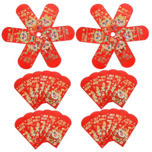 Artibetter 36 Stück Teiliges Große Rote Umschläge mit Drachenmotiv Chinesisches Neujahrsfest Hochwertige Prägung Geräumig für Geldscheine Traditionell für Frühlingsfest und im Jahr Des Artibetter 36 Stück Teiliges Große Rote Umschläge mit Drachenmotiv Chinesisches Neujahrsfest Hochwertige Prägung Geräumig für Geldscheine Traditionell für Frühlingsfest und im Jahr Des von Artibetter