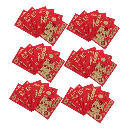 Artibetter 360 Stück Jahr Des Pferdroten Paket Partygeschenke Für Jahr Rotes Paket Chinesische Geldumschläge Süßer Roter Umschlag Rote Pakete Papier Artibetter 360 Stück Jahr Des Pferdroten Paket Partygeschenke Für Jahr Rotes Paket Chinesische Geldumschläge Süßer Roter Umschlag Rote Pakete Papier von Artibetter