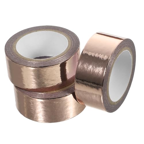 Artibetter 3Rollen Dekoratives Washi Tape Dünnes DIY Klebeband mit Goldfolie für Scrapbooking Journaling Geschenkverpackungen und Bastelprojekte Rückstandslos Entfernbar Vielseitig von Artibetter