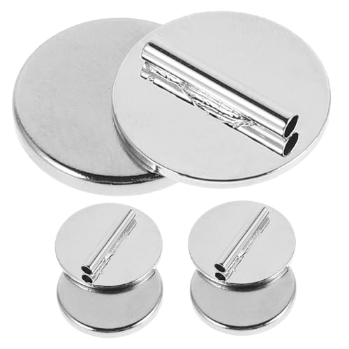 Artibetter 3Stücke Magnet Brosche Schnallen Metall Wiederverwendbare Pin Halter für DIY Broschen Langlebige und Leichte Magnetschnalle für Kleidung von Artibetter