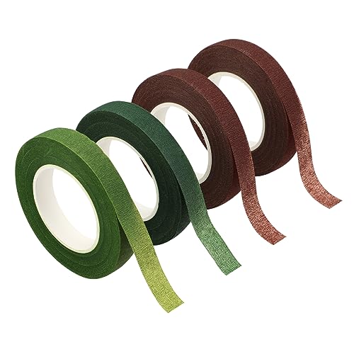 Artibetter 4 Rollen Blumenband Grünes Klebeband DIY Stielwickelband Blumenstraußstreifen Herstellung Von Dekorativem Blumenklebeband Für Floristen Blumen Hochzeit Blumenstielband von Artibetter
