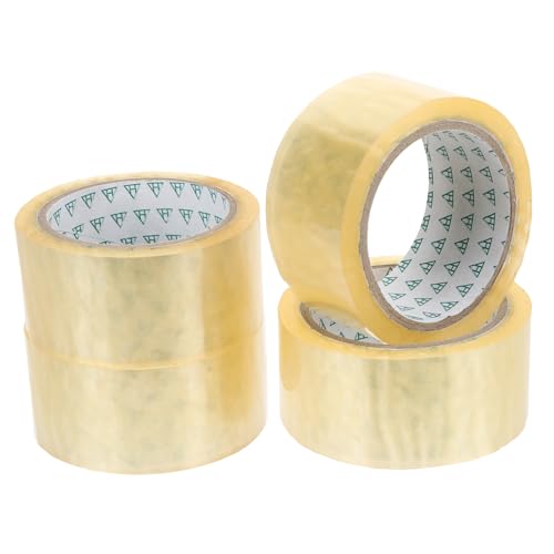 Artibetter 4 Rollen Klebeband Transparent für Verpackungen À Starke Haftung für Kartonversand und Verpackungsmaterial Einfach Anzuwenden Hochviskos Reißfest für Sichere Sendungen Artibetter 4 Rollen Klebeband Transparent für Verpackungen À Starke Haftung für Kartonversand und Verpackungsmaterial Einfach Anzuwenden Hochviskos Reißfest für Sichere Sendungen von Artibetter