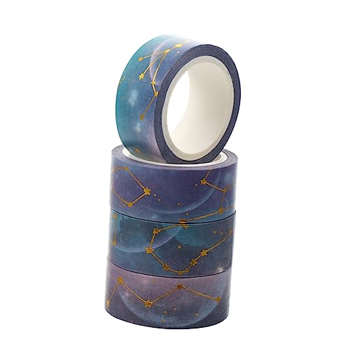 Artibetter 4 Rollen Washi-tape Notebook -band Diy Washi Tapes Washi-klebeband Aufkleber Aus Washi-papier Washi Tape Abkleben Colorful Japanisches Papier von Artibetter