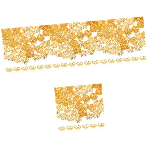 Artibetter 4 Sätze Basisschmuck Handmade Schmuck Armband Zubehör Handgemachter Schmuck Diy-schmuckzubehör Herstellung Spacer Vintage Perlenkappen Wulst Endkappen Eisen Golden 100 Stück * 4 Artibetter 4 Sätze Basisschmuck Handmade Schmuck Armband Zubehör Handgemachter Schmuck Diy-schmuckzubehör Herstellung Spacer Vintage Perlenkappen Wulst Endkappen Eisen Golden 100 Stück * 4 von Artibetter
