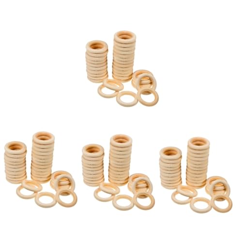 Artibetter 4 Sätze Bastelringe Runden Wohnkultur Unvollendet Schlüssel Ö Bunt Bastelzeug Craft Holzspielsachen Decor Handwerkskunst Holzreifen Zum Basteln Holzringe Für Diy 30 Stück * 4 von Artibetter