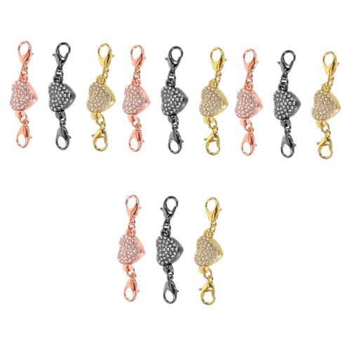 Artibetter 4 Sätze Diy Schmuckverbinder Schmuckzubehör Anhänger Zum Aufhängen An Der Halskette Herz-design-anhänger Reize Herstellung Charme Schließe Magnetverschlüsse Metall 3 Stücke * 4 Artibetter 4 Sätze Diy Schmuckverbinder Schmuckzubehör Anhänger Zum Aufhängen An Der Halskette Herz-design-anhänger Reize Herstellung Charme Schließe Magnetverschlüsse Metall 3 Stücke * 4 von Artibetter