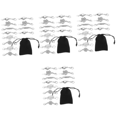 Artibetter 4 Sätze Halskettenverlängerung Goldene Verschlüsse Halskettenketten Für Die Schmuckherstellung Armband Mit Magnetverbindern Magnetverschluss Selber Machen Silver Metall Artibetter 4 Sätze Halskettenverlängerung Goldene Verschlüsse Halskettenketten Für Die Schmuckherstellung Armband Mit Magnetverbindern Magnetverschluss Selber Machen Silver Metall von Artibetter