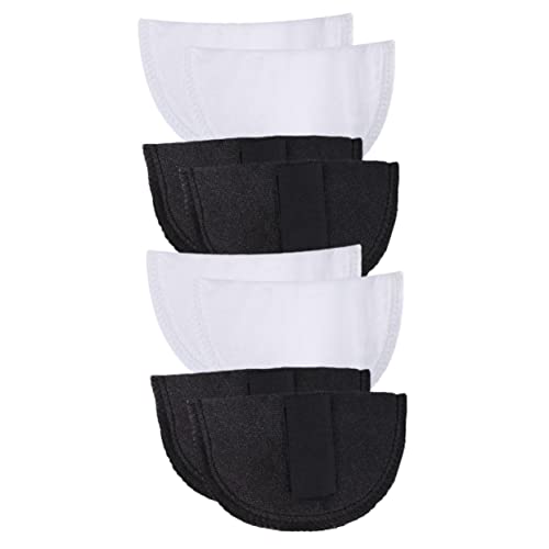 Artibetter 4 Sätze Schulterpolster Selbstklebende Schulterpolster Atmungsaktivem Schwamm Für Damen Zur Formung Und Unterstützung Der Schulterpartie Schwarz Und Weiß Für Blazer Und 4 Paare * 4 von Artibetter