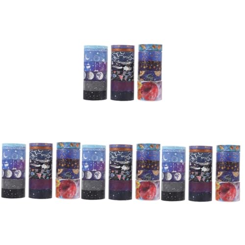 Artibetter 4 Sätze Tape Set Kunstband Klebrig Verpackung Papier Klebeband Handwerk Journaling-zubehör Abdeckband Patch Aus Japanischem Papier 19 Rollen * 4 von Artibetter