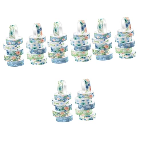 Artibetter 4 Sätze Taschenmaterial Pastell Dekoratives Klebeband Dünn Bastelmaterial Für Bastelsets Für Aufkleber Scrapbooking Washi Tape Ästhetisches Washi-tape 12 Rollen * 4 von Artibetter