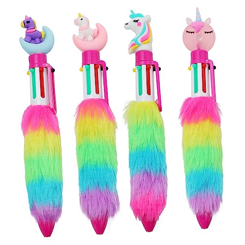 Artibetter 4 Stück Bunte Einhorn Plüsch Kugelschreiber für Mädchen Cartoon Stifte für Schreiben und Zeichnen Komfortabel und Praktisch für Schule und Bastelprojekte Artibetter 4 Stück Bunte Einhorn Plüsch Kugelschreiber für Mädchen Cartoon Stifte für Schreiben und Zeichnen Komfortabel und Praktisch für Schule und Bastelprojekte von Artibetter
