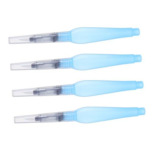 Artibetter 4 Stück Mit Wasser Gefüllter Nylon-malstift Tintenpinselstift Wasserpinselstifte Für Aquarell Nachfüllbarer Wasserpinsel Stift Füllfederhalter Zum Schreiben Blue Kunststoff von Artibetter