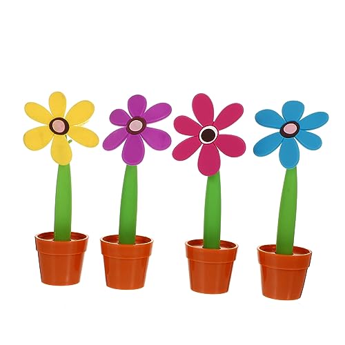 Artibetter 4 Stück Teiliges Sonnenblumen Kugelschreiber Niedliche Blumentopf Design Stifte für Schule Büro und Zuhause Gelb Rosé Blau Je Artibetter 4 Stück Teiliges Sonnenblumen Kugelschreiber Niedliche Blumentopf Design Stifte für Schule Büro und Zuhause Gelb Rosé Blau Je von Artibetter